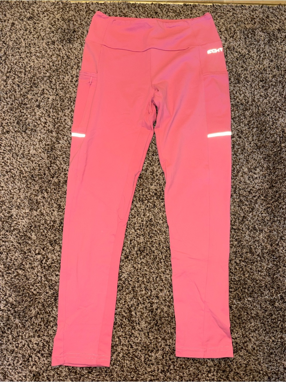 ECHT Pink Reflective Performance Leggings